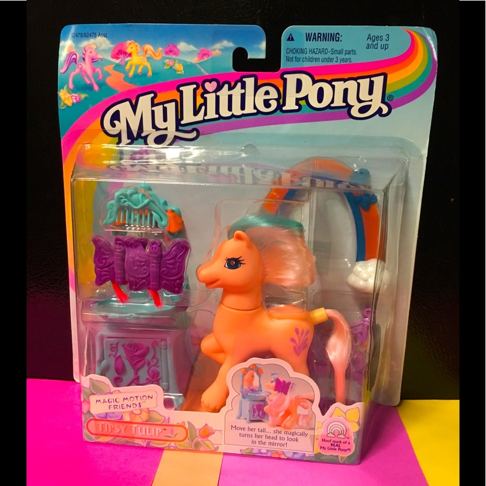 My Little Pony VTG 1997 Magic Motion Tipsy Tulip